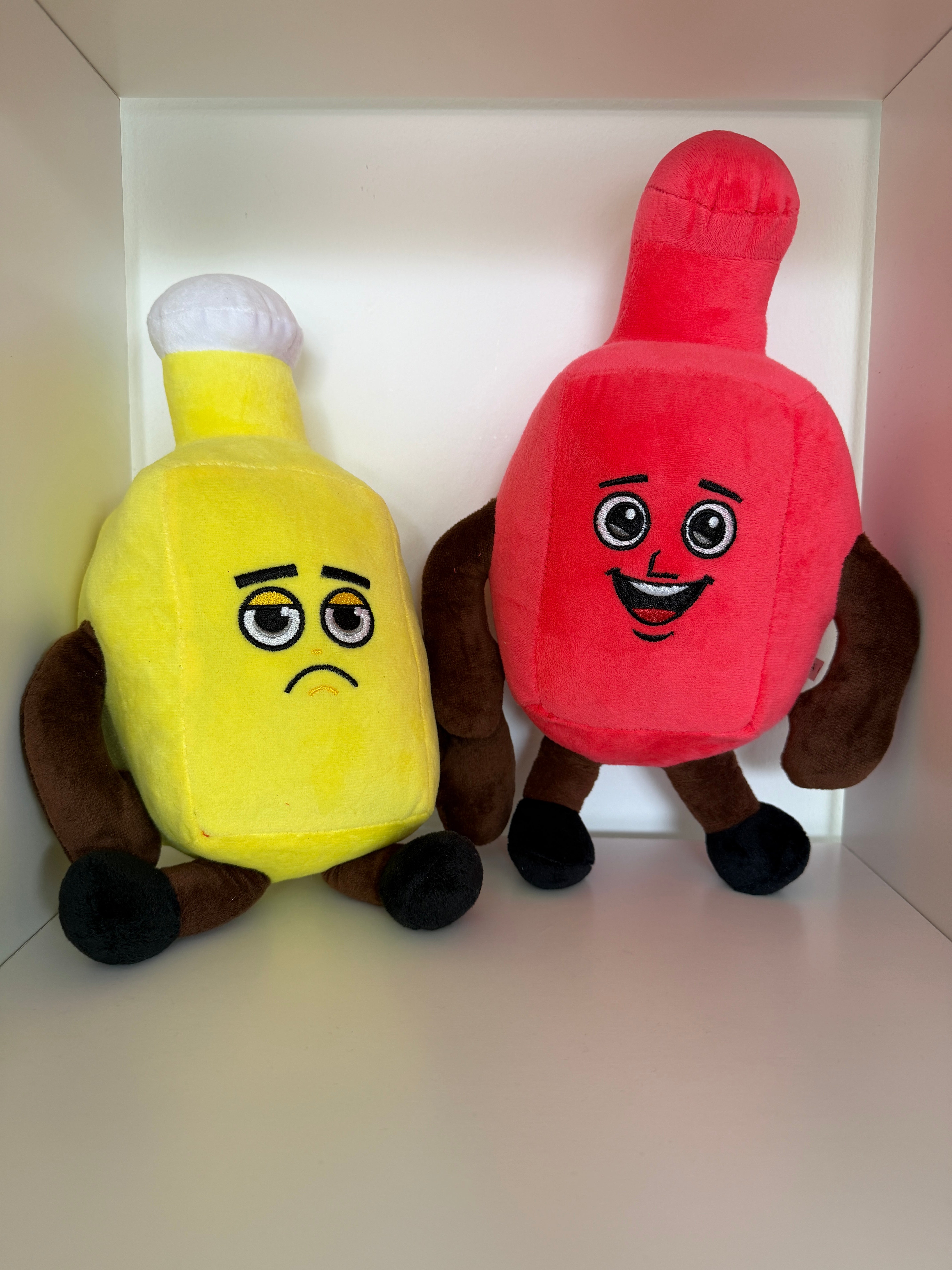 Ketchuru and Musturu Brainrot Stoff-Figuren
