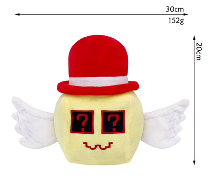 Admin Lucky Block Brainrot Style Stoff-Figur